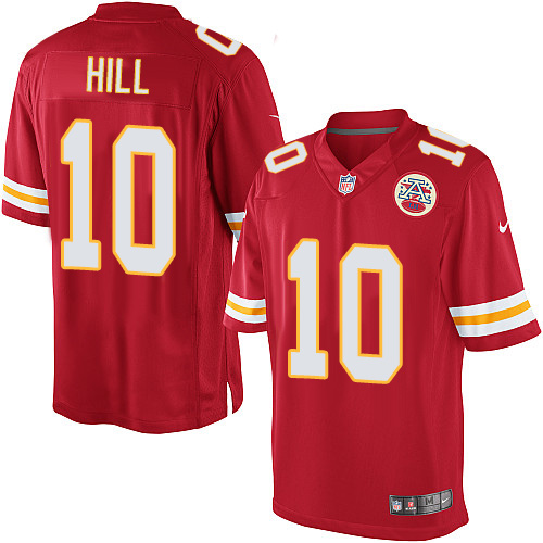 Youth Elite Tyreek Hill Nike Jersey Red Home - #10 NFL Kansas City Chiefs